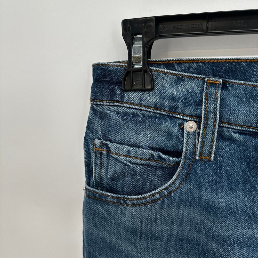 FRAME DENIM NWT The Midaxi Denim Midi Skirt with Angle Seam // 26 - Picture 6 of 10